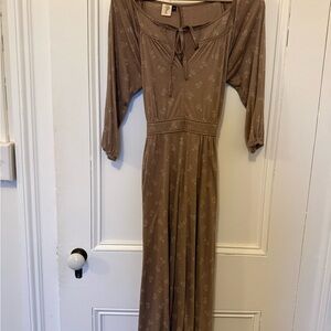 Revival Rosemary Dress in Fawn